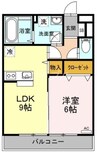 グランシャリオ 1LDKの間取り