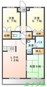 エランドールⅡ 3LDKの間取り
