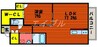 おぶりがーど今 1LDKの間取り