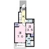プレジール冨士 1SKの間取り