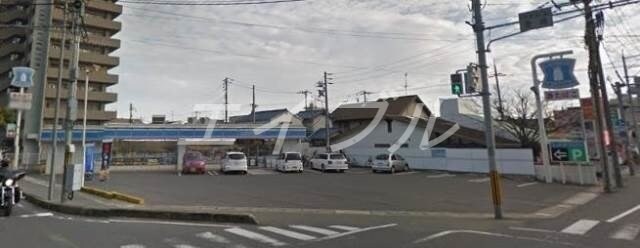 ローソン岡山福富店(コンビニ)まで525m 福富西借家（2戸1）