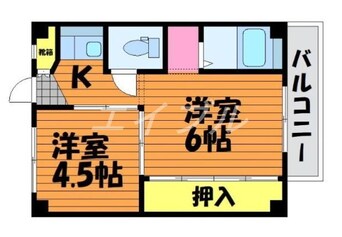 間取図 ビレッジハウス妹尾2号棟