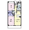 フジ　グラディオ 2LDKの間取り