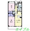 フジ　グラディオ 2LDKの間取り
