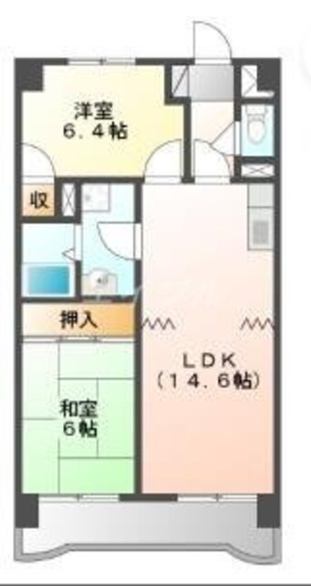 間取図 グランデュール今1号館