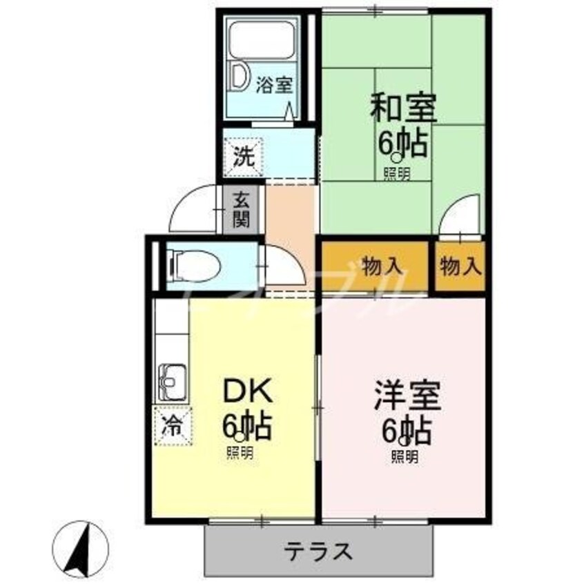 間取図 プレジール林