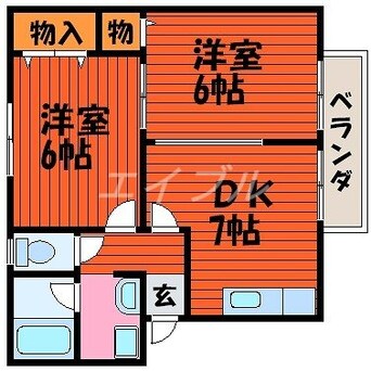 間取図 メゾンエスポアールＣ