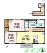 PRUNE 2LDKの間取り