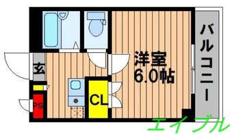 間取図 ハッピーハイツ今