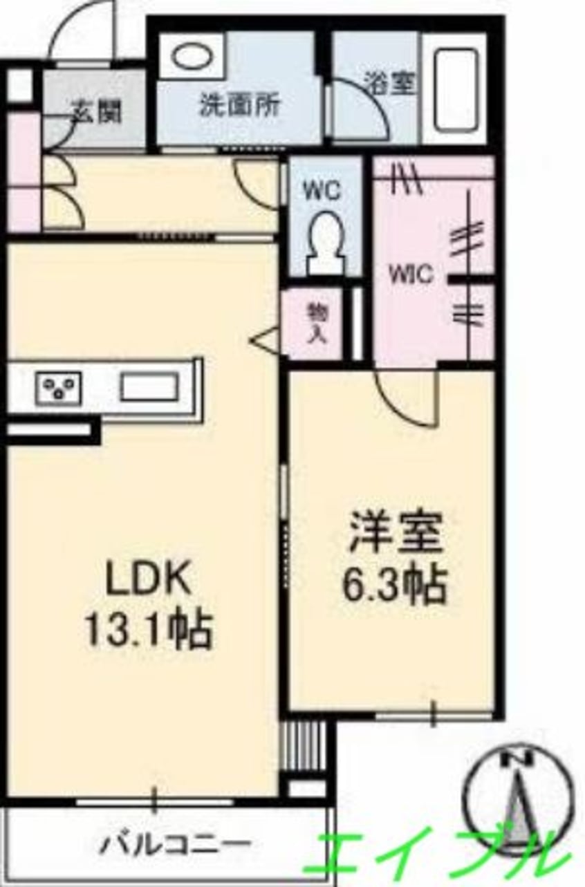 間取図 ロイヤルウイング