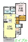 チェーロ　セレーナ　Ｂ棟 1LDKの間取り