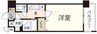 レジデンスカープ南中央町 1Kの間取り