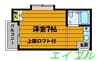 ミヨシコーポ早島 1Kの間取り