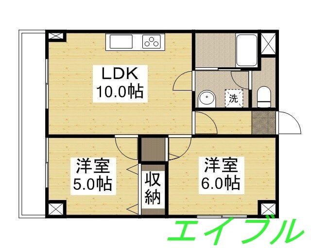 間取り図 プレアール豊成