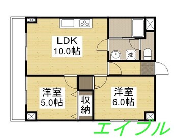 間取図 プレアール豊成