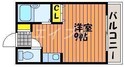 レインボーズBの間取図