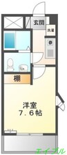 ウエストビレッジ３４１ 1Kの間取り