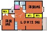 ファミーユ・ビボ　Ｃ 2LDKの間取り