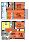 連島町連島戸建て（4LDK) 4LDKの間取り