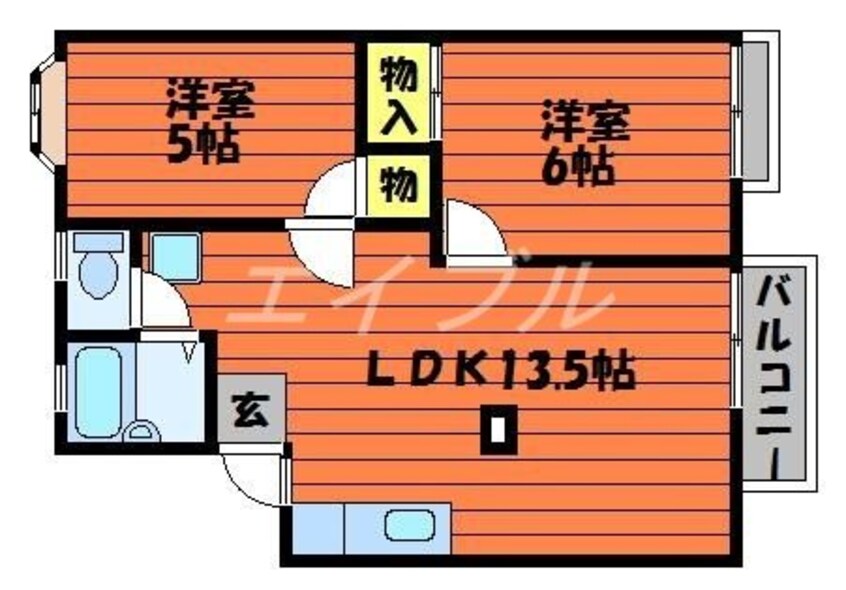 間取図 佐藤コーポ