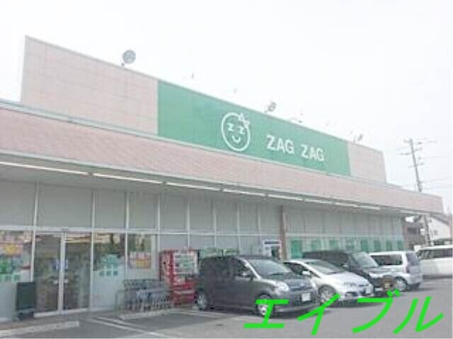 ザグザグ連島店(ドラッグストア)まで308m リビングタウン連島　Ｆ棟