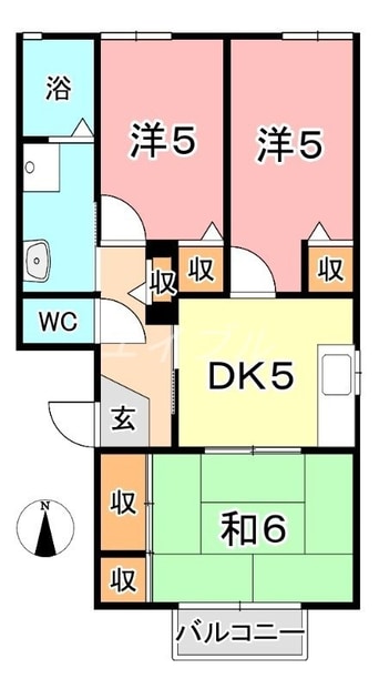 間取図 ホーマットキャピタルB棟