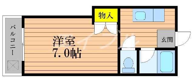 間取り図 岸本コーポ　B