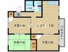 サンパレス小山　A棟 3LDKの間取り