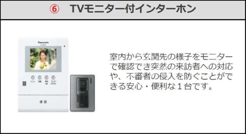 カメラ付インターホン（イメージ） 仮）プロニティ・ＫⅢ