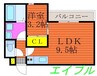 GRANDTIC 奥田 1LDKの間取り