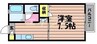 ディア　エスタ　Ｃ棟 1Kの間取り