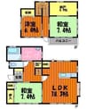 内田邸 3LDK+Sの間取り