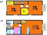 ローズコート 2LDKの間取り
