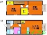 ローズコート 2LDKの間取り