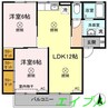 ヴェンベール浅野 2LDKの間取り