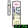 バーミー　ブリーゼ 1LDKの間取り