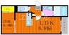 REGALEST TOGO 1LDKの間取り