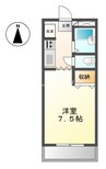 ファインヴィーブル弐番館 1Kの間取り