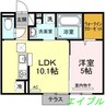 Confiance　K 1LDKの間取り