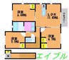 ロイヤルヒルズＢ棟 3LDKの間取り