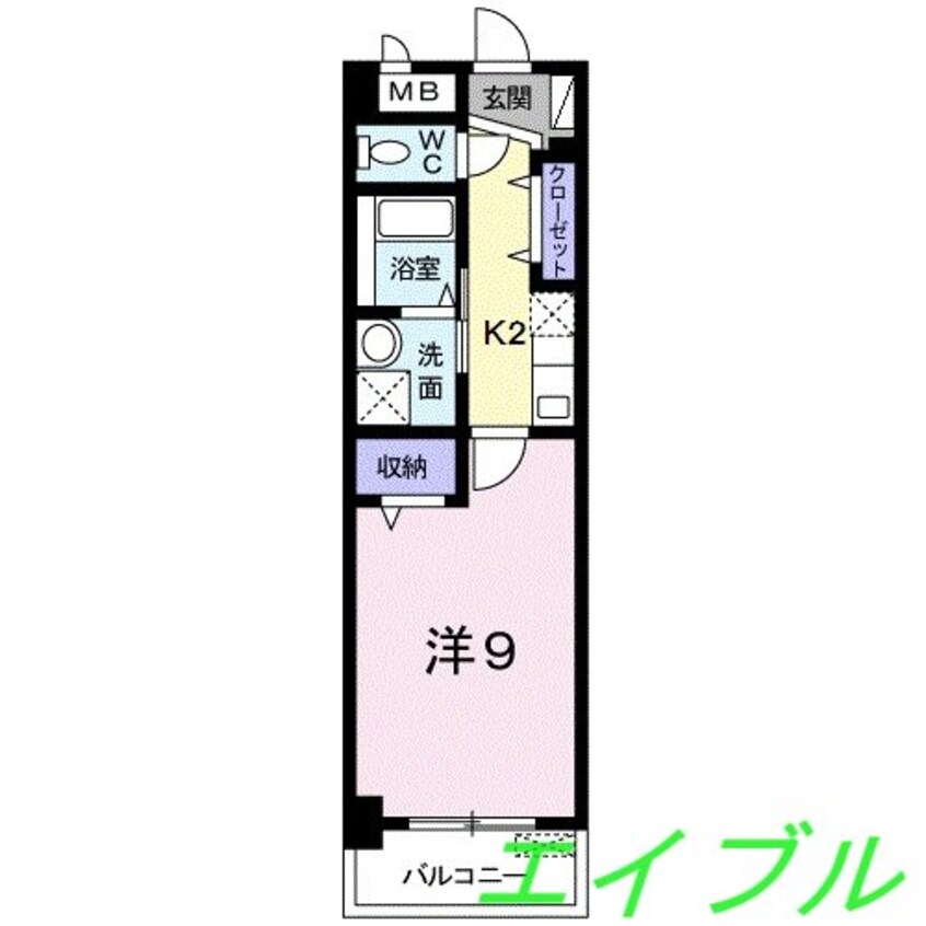 間取図 プラシード倉敷