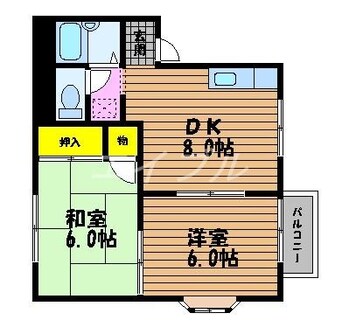 間取図 ミューゼフルールA棟