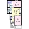 エトワール 2DKの間取り