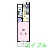 プランドール 1Kの間取り