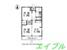 ディアコートⅡ 2DKの間取り