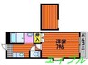 ベルハイツ 1Kの間取り