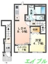 Grace　Fine 1LDKの間取り