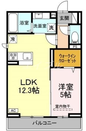 間取図 アルカンシェルＳａｙａ Ⅱ