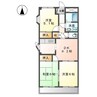 ファインヴィーブル 3DKの間取り