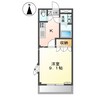 ミューズバレイ 1Kの間取り